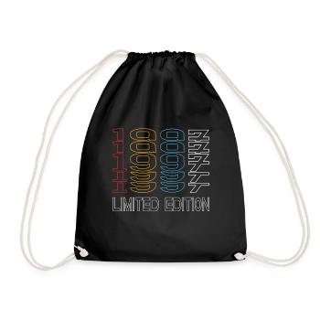 Limited Edition 1997 Geburtstag 1997 Vintage Retro - Turnbeutel - Schwarz - Vorne