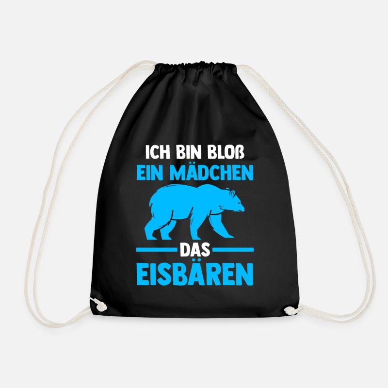 Eisbär Eisbären - Turnbeutel - Schwarz