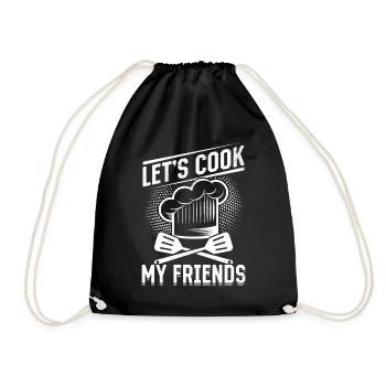 Let’s Cook My Friends Instruments de cuisine Restaura - Sac de sport léger - noir - Devant