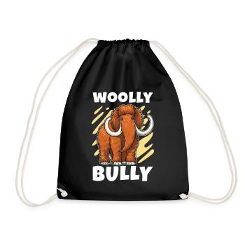 Woolly Mammoth Woolly Bully Elephant Mammoth Lover - Sac de sport léger - noir - Devant