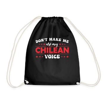 Ne me forcez pas à donner ma voix danoise - Sac de sport léger - noir - Devant