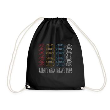 Limited Edition 2009 Geburtstag 2009 Vintage Retro - Turnbeutel - Schwarz - Vorne