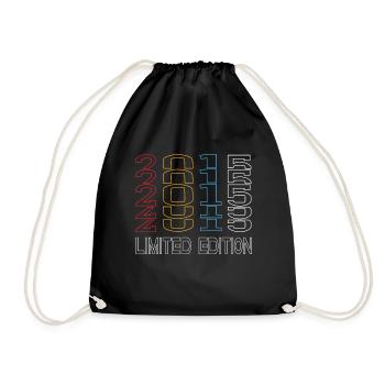 Edition Limitée 2015 Anniversaire 2015 Vintage Rétro - Sac de sport léger - noir - Devant