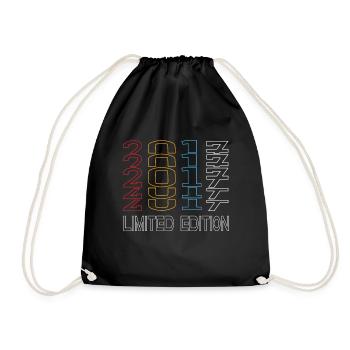 Edition Limitée 2017 Anniversaire 2017 Vintage Rétro - Sac de sport léger - noir - Devant