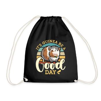 Guinea Pig It's Guinea Be A Good Day Animal Lover - Turnbeutel - Schwarz - Vorne
