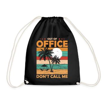 À l’extérieur du bureau Bureau des pensions de retraite - Sac de sport léger - noir - Devant