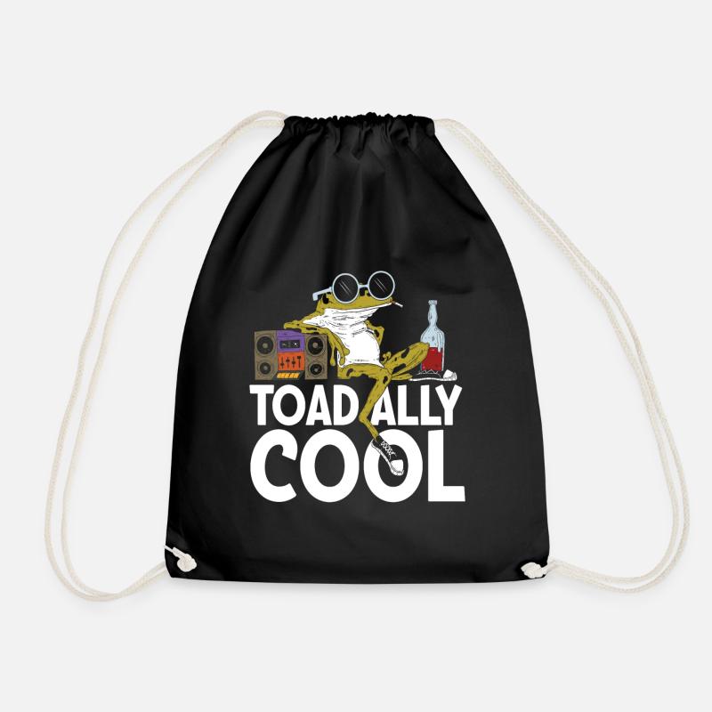 Toad ally cool - Turnbeutel - Schwarz