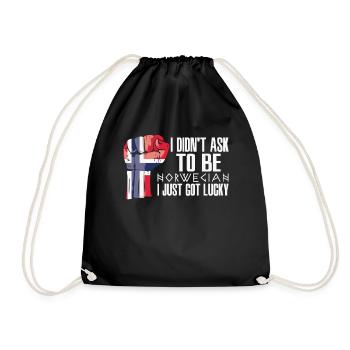 Fierté norvégienne Drapeau norvégien cultivé - Sac de sport léger - noir - Devant