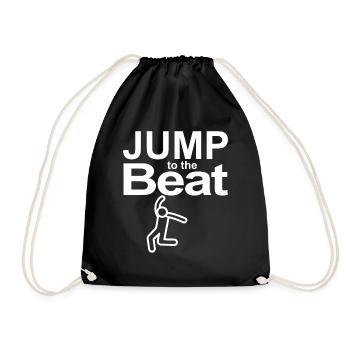 Sautez au rythme - Sac de sport léger - noir - Devant