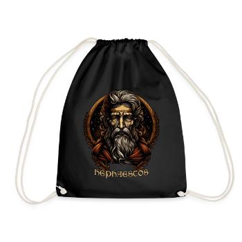Hephaestus Ancient Greece Mythology Greek God - Turnbeutel - Schwarz - Vorne