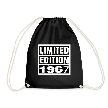 Edition Limitée 1967 Anniversaire 1967 Vintage Rétro - Sac de sport léger - noir - Devant