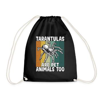 Tarentules, animaux domestiques, propriétaires d’araignées - Sac de sport léger - noir - Devant