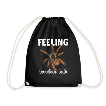 Sentiment Tarantula-tastique Tarantula Propriétaire Pet - Sac de sport léger - noir - Devant