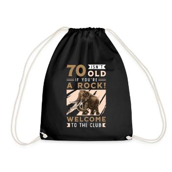 Le mammouth laineux n’a pas 70 ans si vous êtes préhistorique - Sac de sport léger - noir - Devant