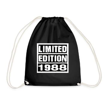 Edition Limitée 1988 Anniversaire 1988 Vintage Rétro - Sac de sport léger - noir - Devant
