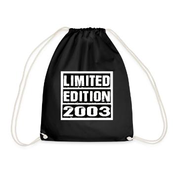 Edition Limitée 2003 Anniversaire 2003 Vintage Rétro - Sac de sport léger - noir - Devant
