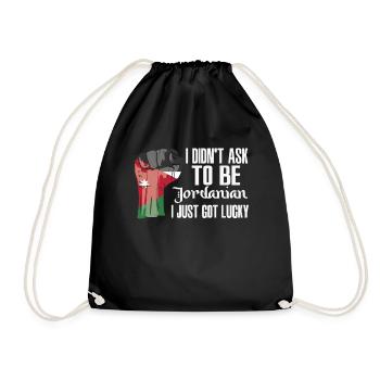 Fierté jordanienne Drapeau jordanien cultivé - Sac de sport léger - noir - Devant