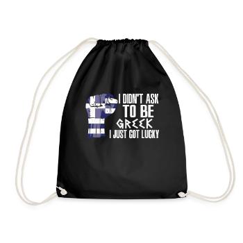 Fierté grecque Drapeau grec cultivé - Sac de sport léger - noir - Devant