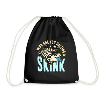 Scinques qui appelez-vous un propriétaire de reptile scinque - Sac de sport léger - noir - Devant
