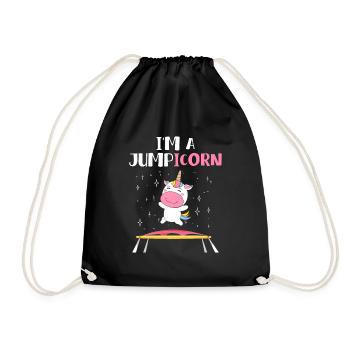 Jumpicorn Unicorn Trampolines - Sac de sport léger - noir - Devant