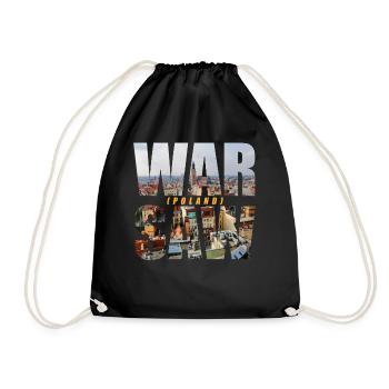 Varsovie Pologne Souvenir - Sac de sport léger - noir - Devant