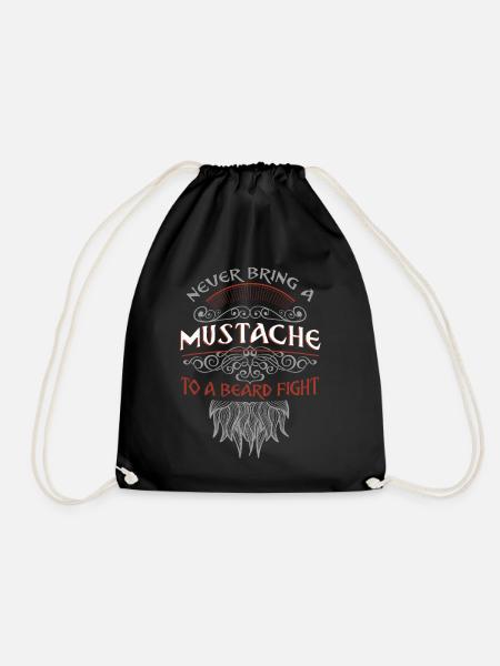 Beard Lover Bearded Man Never - Turnbeutel - Schwarz