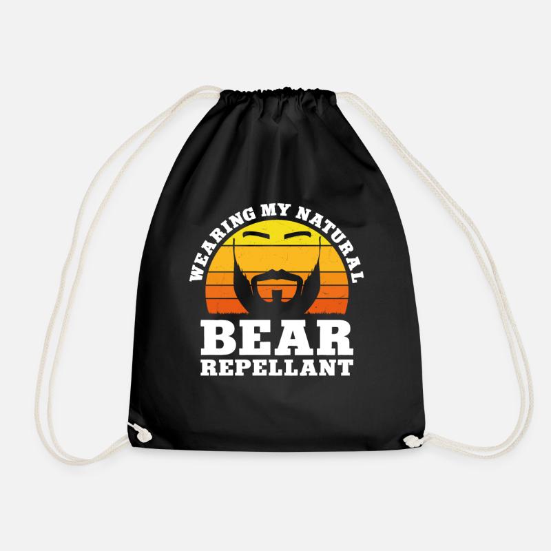 Beard Lover Bearded Man Wearing My - Turnbeutel - Schwarz