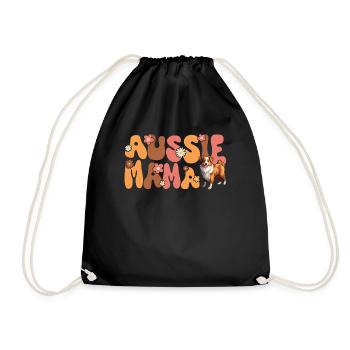 Berger australien rouge Tri Groovy Aussie Mama - Sac de sport léger - noir - Devant