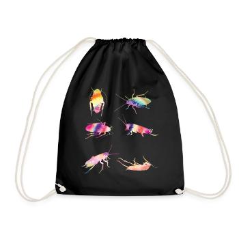 cafard TIE DYE Vintage cafards - Sac de sport léger - noir - Devant