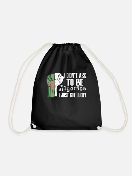 Fierté algérienne Drapeau algérien cultivé - Sac de sport léger - noir