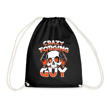 Forge folle Guy Kunstschmied Forger forgeron - Sac de sport léger - noir - Devant