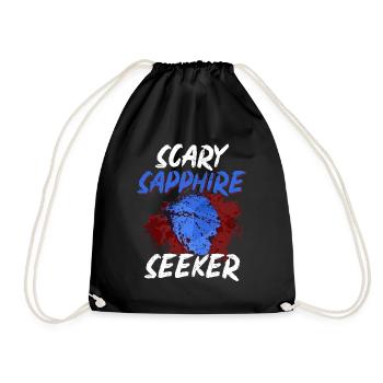 Geologist Stone Collector Stones Geology Halloween - Drawstring Bag - black - Front