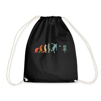 Disc Golf Player Disc Golfer Game Vintage - Sac de sport léger - noir - Devant