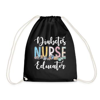 Gift idea for - Drawstring Bag - black - Front