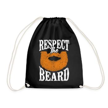 Beard Lover Bearded Man Ginger - Drawstring Bag - black - Front