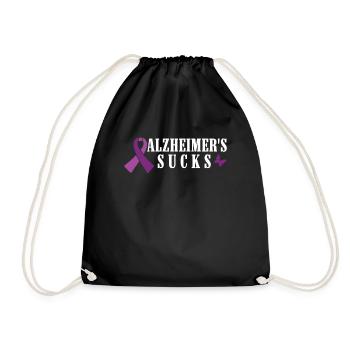 Alzheimer’s Sucks - Alzheimer’s Awareness Dementia - Sac de sport léger - noir - Devant