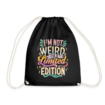 Je suis une édition limitée - Sac de sport léger - noir - Devant
