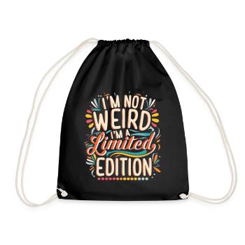 Je suis une édition limitée Graffiti Edition - Sac de sport léger - noir - Devant