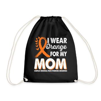 Wear Orange for Crps Awareness Month - Drawstring Bag - black - Front