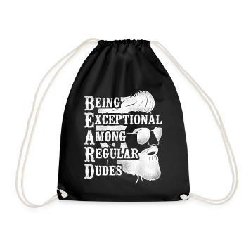 Amant de barbe Homme barbu Être - Sac de sport léger - noir - Devant