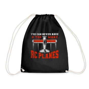 Vous ne pouvez jamais avoir trop d’avions RC avion - Sac de sport léger - noir - Devant