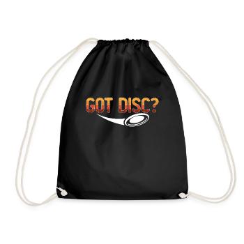 Disque volant Got Disc Frisbee Player Disc Golfing - Sac de sport léger - noir - Devant