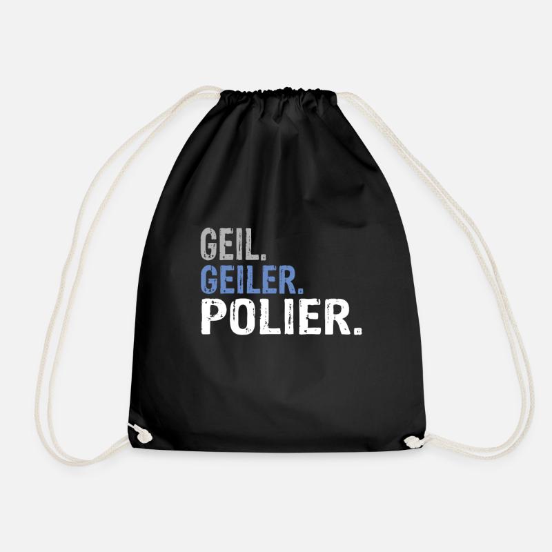 Polier Bester Polier Polier Sprüche Polier - Turnbeutel - Schwarz