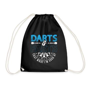 Cibler les fléchettes et les pets sportifs qui tirent des sports - Sac de sport léger - noir - Devant