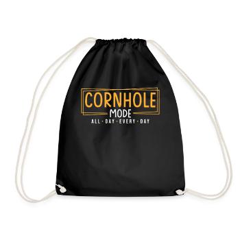 Cornhole Game Retro - Sac de sport léger - noir - Devant