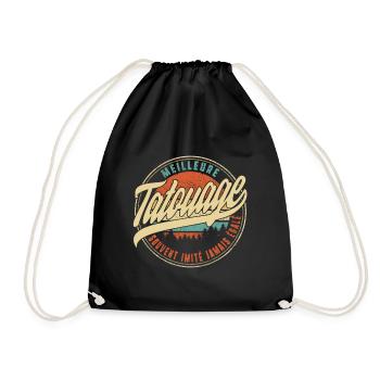 Meilleure Tatouage Souvent Imité Jamais Égalé - Drawstring Bag - black - Front