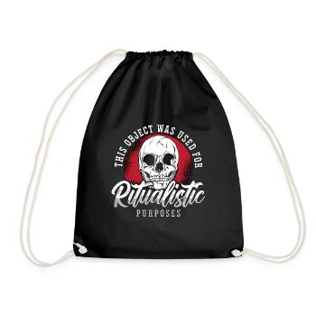 Anthropology This Object Was Used For Archaeology - Drawstring Bag - black - Front