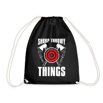 Sports cibles Sharp Throwy Things Tir Sports - Sac de sport léger - noir - Devant