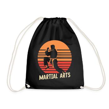Martial Artists in Focus - Martial Arts Masterpiece - Drawstring Bag - black - Front