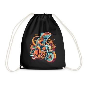 Casual Lizard Ride - Focus sur les motards expérimentés - Sac de sport léger - noir - Devant